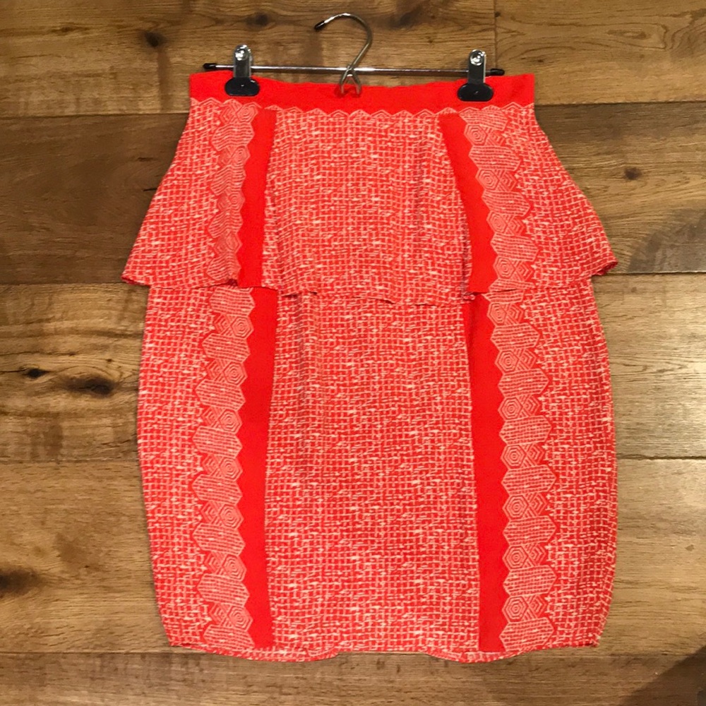 Red knee length Plenty by Tracy Reese skirt